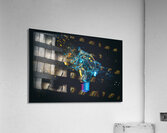 breaking of a traditional light bulb  Acrylic Print