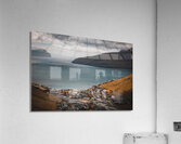 Typical view of the Tjornuvik village on the Faroe Islands.  Acrylic Print