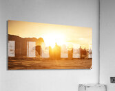 wadi rum camels Acrylic Print