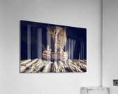 vintage tools background Acrylic Print