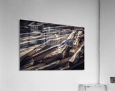 carved wood and gouges Acrylic Print