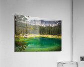carezza lake in italy Acrylic Print