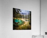 carezza lake in italy Acrylic Print
