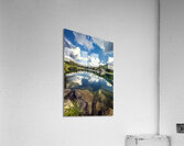 view of nambino lake and alps  Acrylic Print