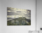 lighthouse in mykines faroe islands Acrylic Print