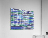 Abstract Watercolor Splash Waves Lines 31 Acrylic Print