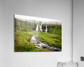 waterfall in faroe islands   Acrylic Print
