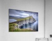 Sørvágsvatn cliff view Acrylic Print