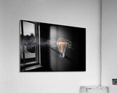 glass bulb explosion Acrylic Print