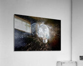 glass bulb explosion Acrylic Print