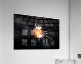 real explosion background Acrylic Print