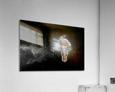 bulb glass explosion Acrylic Print