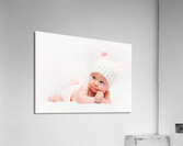 cute newborn portrait Acrylic Print