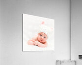 cute newborn portrait Acrylic Print