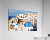 oai santorini view Acrylic Print