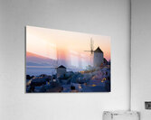 oai santorini view Acrylic Print