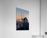 oia mill Acrylic Print