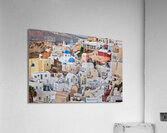 oai santorini view Acrylic Print