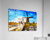 Bridge to Kinderdijk - CR2305-9281-WAT Acrylic Print