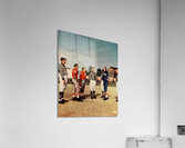 1941 nc state football coin toss Acrylic Print