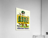 phil neel cartoon army rotc tiger art  Acrylic Print