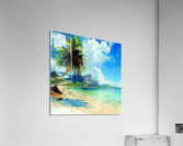 Bora Bora Ocean Acrylic Print
