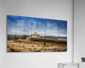 Mystical Beauty: Eglwys Cwyfan Church from Windswept Shores  Acrylic Print