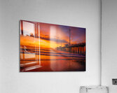 Jannett’e’s Pier Sunrise II Acrylic Print