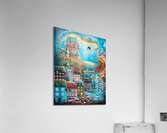 Mon Chateau au clair de lune Acrylic Print