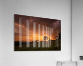 Below the Horizon Natural Colors Acrylic Print