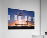 Landing at BWI Acrylic Print
