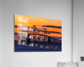 Orange Bay Bridge Sunrise Acrylic Print