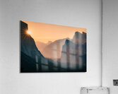 El Cap Sunburst Acrylic Print
