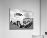 Cool As Ice - 1954 Ford F-100 in Black and White Acrylic Print