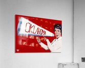 1950s Oklahoma Cheerleader Art Acrylic Print