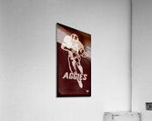 vintage aggies football art  Acrylic Print
