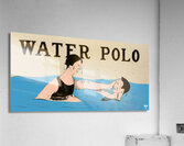 vintage water polo art  Acrylic Print