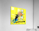 Vintage Penn State West Virginia Halloween Art Acrylic Print
