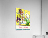 1952 lsu tulane football cover art  Acrylic Print