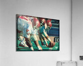 1980s Oklahoma Sooners Football Art Viewfinder Slide Acrylic Print
