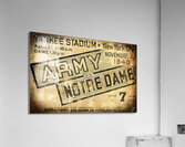 1940 army notre dame ticket remix Acrylic Print