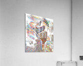 finger print one hand stand Acrylic Print