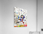 block shape signature Acrylic Print