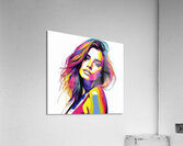 WPAP Pop Art Portrait Acrylic Print