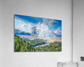 Snow covered Teton Acrylic Print