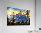 Teton Alpine Glow Acrylic Print