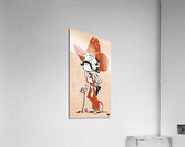 Vintage Pistol Pete Oklahoma State Golf Art Acrylic Print