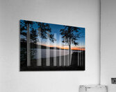 Sunset Afterglow Pomme de Terre Lake Acrylic Print