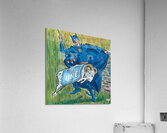 John Furlow Duke UNC Cartoon Art Acrylic Print