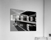 58 Chevy Impala in Black and White Acrylic Print
